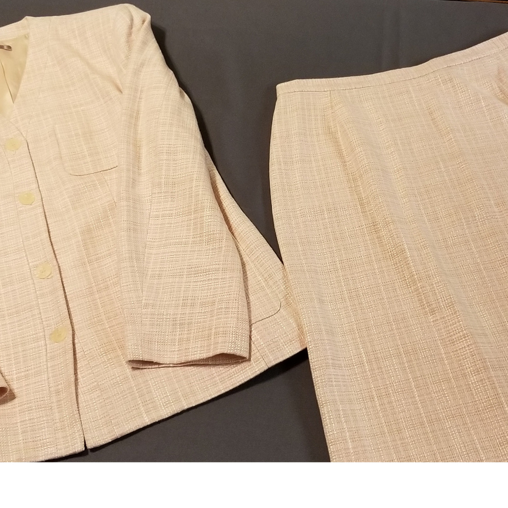 NICOLA Skirt / Blazer Set SZ 12 Tweed